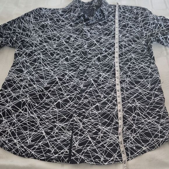 Guess Monochrome Patterned Shirt - Picture 13 of 16